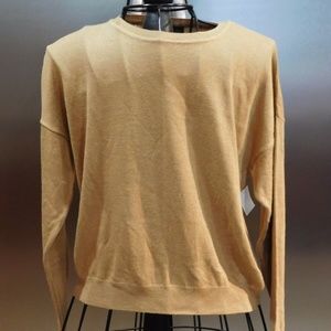 Top Shop Golden Brown Long Sleeve Sweater 8 NWOT